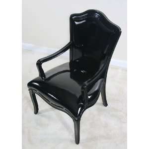  Diablo Black Chair (Black/Silver) (41H x 26W x 23D 