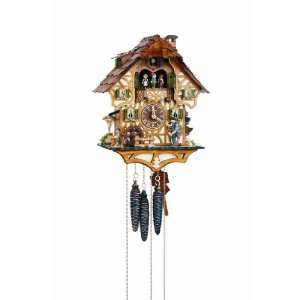 Chalet Cuckoo Clock, Shrine, Animated Wanderer, Model #6416/9  