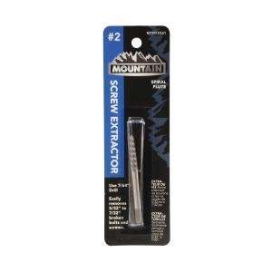  Mountain (MTN55561) #2 Spiral Flute Screw Extractor