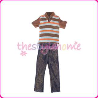 Handsome Doll Clothes Casual Clothing For Ken Barbie  