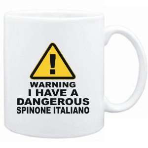   White  WARNING  DANGEROUS Spinone Italiano  Dogs