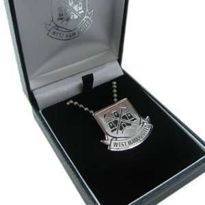   FC. Stainless Steel Crest Pendant and 19 Chain