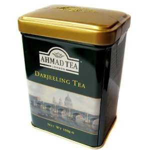 Ahmad Tea London Darjeeling Tea   100g tin  Grocery 