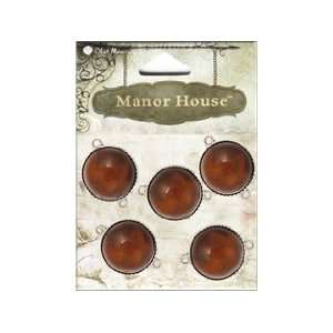   Moon Connector Manor House Acrylic Sphere Brown 5pc