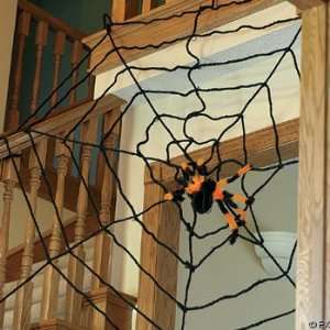  EXTRA LARGE 6 FOOT HALLOWEEN SPIDER WEB Toys & Games