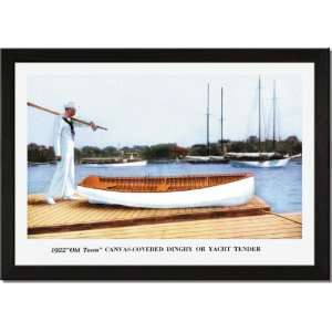   Poster 20x30, Canvas Covered Dinghy or Yacht Tender