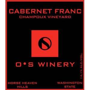 2009 O.S Winery Champoux Vineyard Cabernet Franc 750ml 