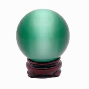  Cats Eye Ball 4 Cm Green W/stand 40502os 