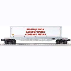  Ringling Bros. Flatcar w/ Container Toys & Games