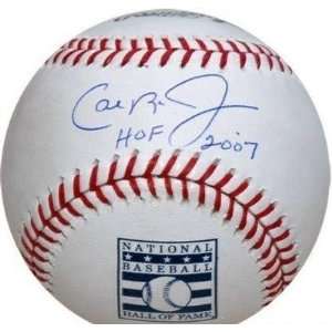  Cal Ripken JR. HOF 07 SIGNED HOF Baseball IRONCLAD 