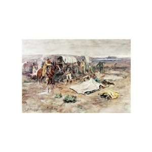  Charles Russell   Calling The Horses Giclee