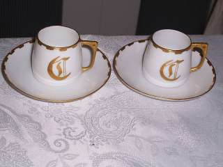 Germany (2) Espresso COFFEE CUPS +(4) SAUCERS Favorite  