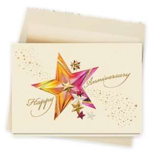 Sparkling Stars Anniversary Card