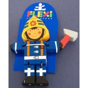    Wooden Fireman With Axe Flexi by The Toy Workshop Toys & Games