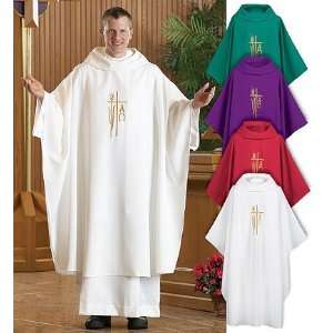  White Monastic Chasuble 