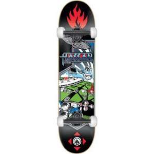  Black Label Hassan Space Junk Complete Skateboard   8.25 w 