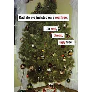 Real, Cheap, Ugly Tree   Boxed Holiday Christmas Greeting Cards   Set 