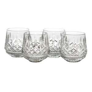    WATERFORD BARWARE S/4 LISMORE 9OZ ROLY POLY