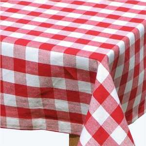  Red Check Table Cloth, 52 x 52 Inch