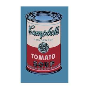 Campbells Soup Can, 1965 (Pink and Red) Giclee Poster Print by Andy 