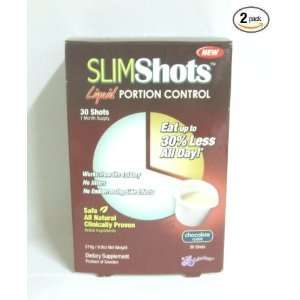  (pack of 2) Slim Shots Liquid Portion Control, Chocolate 