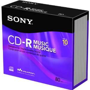  Write Once CD R for Music   10 Pack BU3162 Electronics