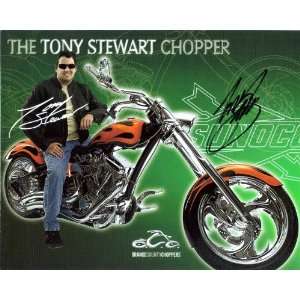  2007 Tony Stewart Orange County Chopper 8×10 Hero Card 