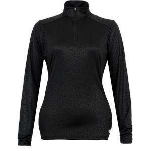  Hot Chillys Print Zip Thermal Top Womens Sports 
