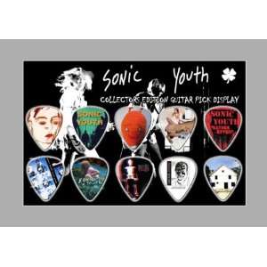  Sonic Youth Premium Celluloid Guitar Picks Display A5 