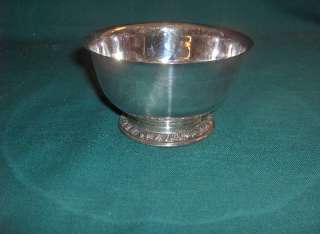 up for sale is a beautiful vintage silver plate round small footed 