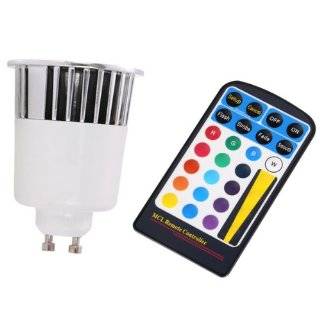   GU10 LED Bulb with Remote Controller, 16 Single Color Choice, RGB LED
