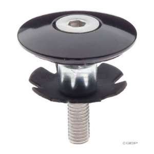  Problem Solvers Top Cap with Star Nut 1 1/8 Black Sports 