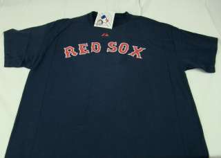   Boston Red Sox T Shirt Navy / Red any size L XL 2XL Mens MLB T Shirts