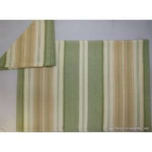  Carlisle Mat With Green & Yellow Candle Holder 1