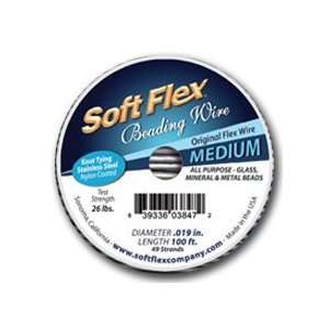  Soft Flex Original .019 100 ft. Satin Steel Beading Wire 