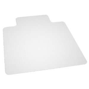  Clear Chair Mat w/ Lip for Commercial Carpet   36W x 48L 