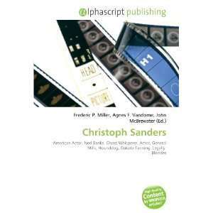  Christoph Sanders (9786134230421) Books