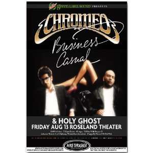  Chromeo Poster   Concert Flyer