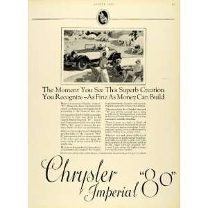 Chrysler Imperial 80 Vintage Tennis Automobile Motor Vehicle Car Logo 
