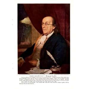 1951 Charles Wilson Peale   Benjamin Franklin Portrait   Masterpiece 