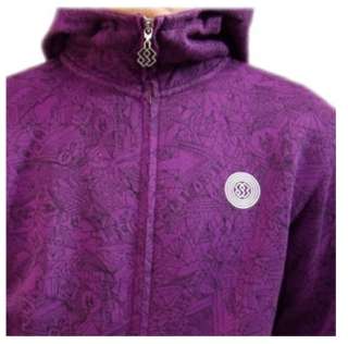 New Special Blend Get Rad Grape Zip Hoodie Hooded Sweatshirt Snowboard 