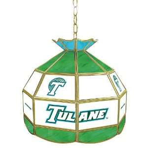    Tulane University Stained Glass Tiffany Lamp   16 Inch Electronics