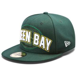   BAY PACKERS NFL NEW ERA 59FIFTY DRAFT DAY STRUCTURED FITTED HAT  