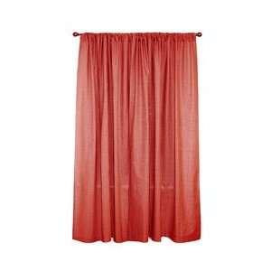 Rod Pocket Curtain Panels   Red Gingham 63