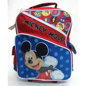  Disney Mickey Mouse M Factor 12 Rolling Backpack Toys 