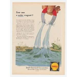  1959 Shell Chemical Corp Glycerine Water Magnet Print Ad 