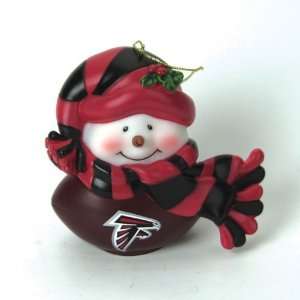   Falcons NFL Light Up Musical Snowman Ornament (2.75) 