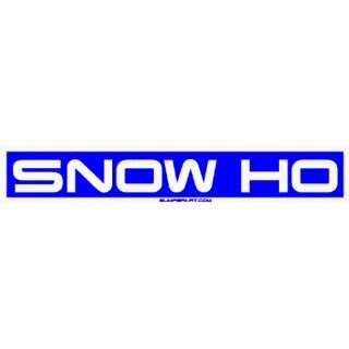 Snow Ho MINIATURE Sticker