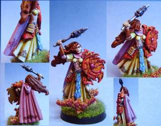 Reaper painted miniature Female Cleric  
