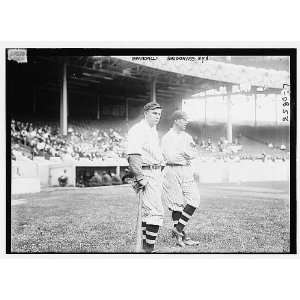 Doc Crandall & Fred Snodgrass,New York NL,at Polo Grounds,NY (baseball 